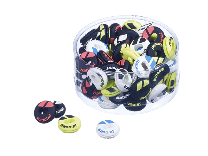 Babolat Tennis Racket Vibration Dampener - Assorted Colors (Single Pack) | Reduce String Vibration & Improve Play Comfort for Tennis Players