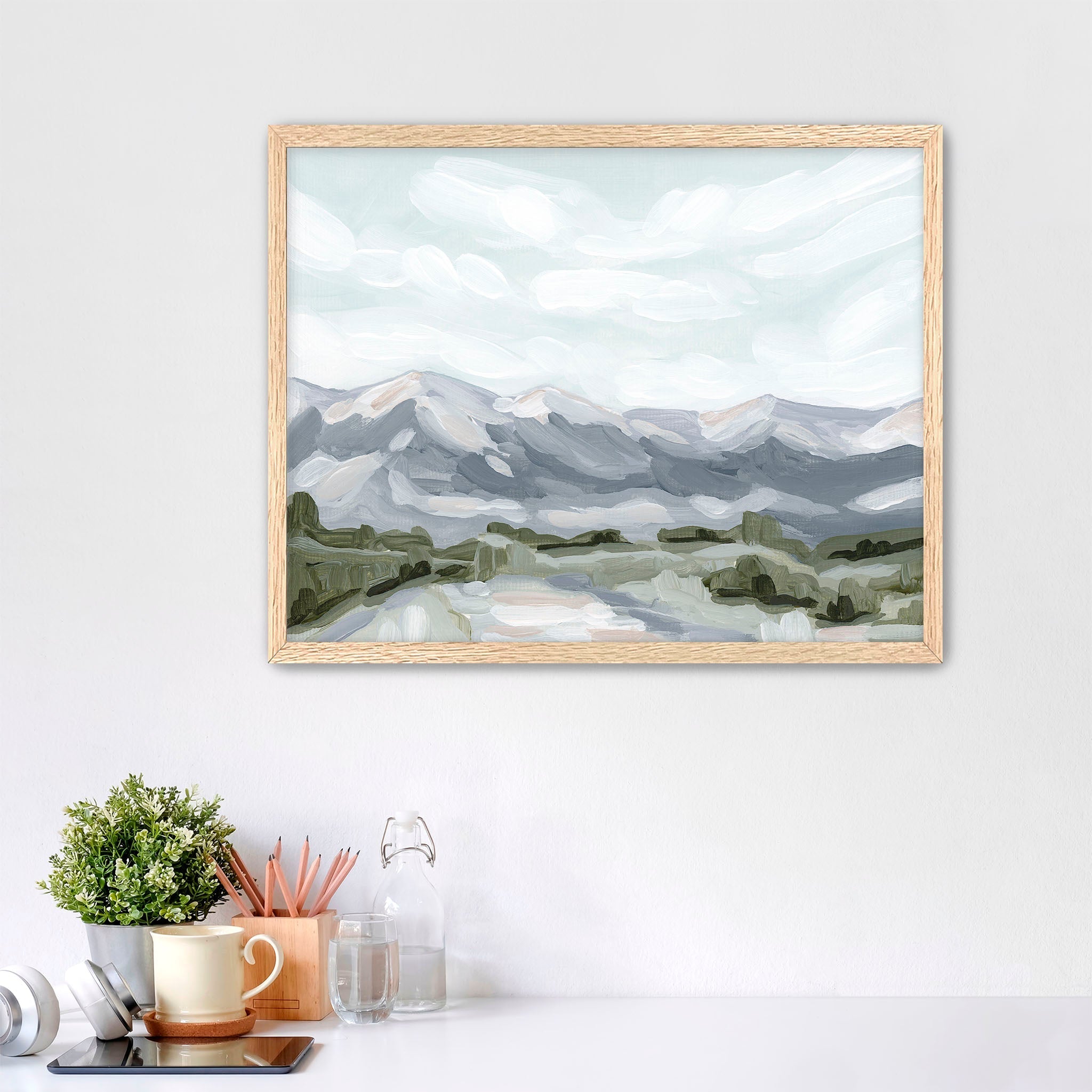 Breckenridge Art Print - Stunning Mountain Landscape Wall Decor for Home & Office | Perfect for Living Room, Bedroom & Office Spaces