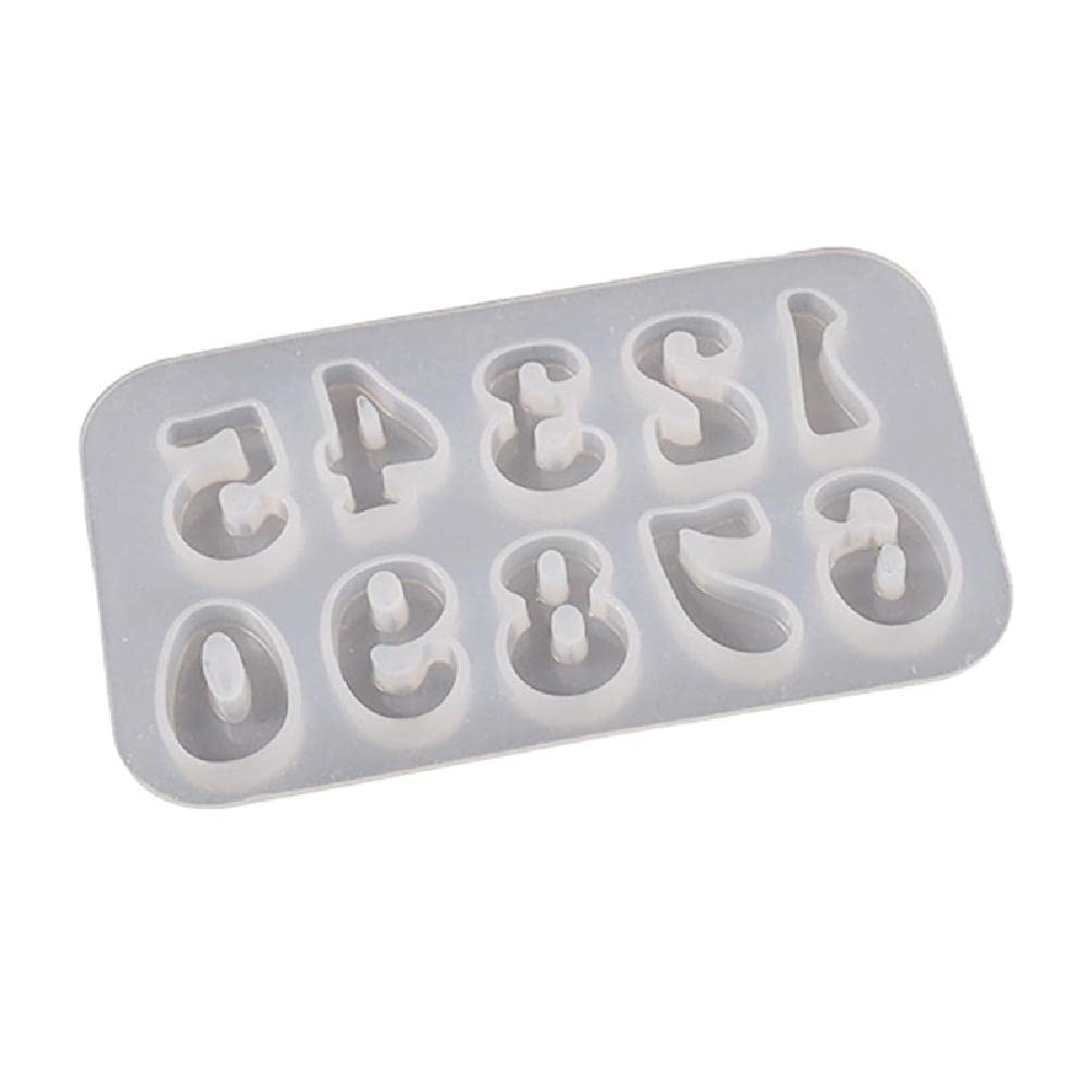 SHENGANG Resin Keychain & Earring Molds Set - DIY Alphabet Number Jewelry Casting Molds for Craft Making - Perfect for Creating Unique Pendants, Charms, and Hanging Ornaments - Great for Resin Art, DIY Gifts, and Handmade Jewelry Projects