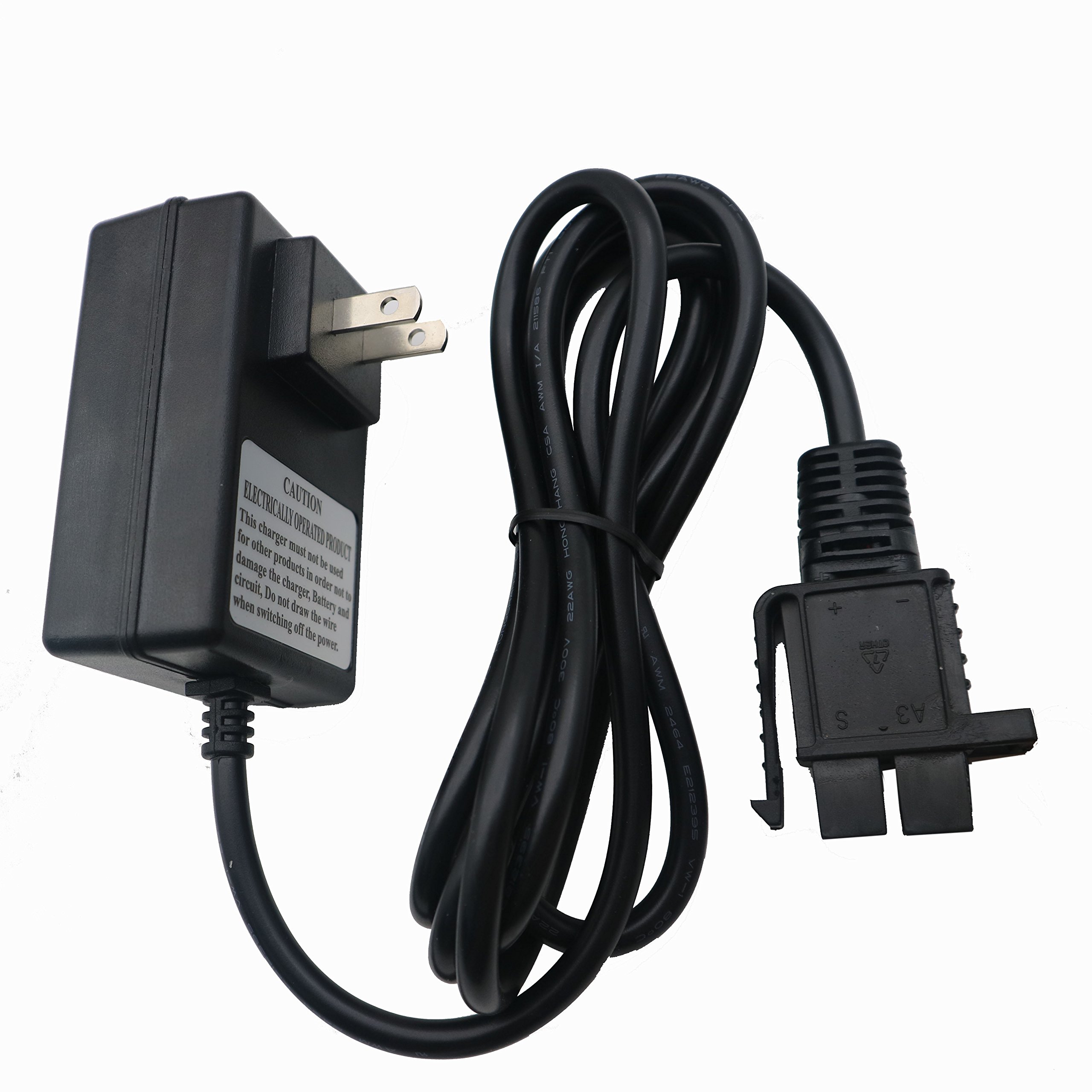 12V Kids Ride On Car Battery Charger - Replacement Power Adapter for Motion Trendz, Mega Trendz, Yamaha Raptor ATV & Disney FJ Cruiser Electric Toy Vehicles - Perfect for Outdoor Playtime & Indoor Charging