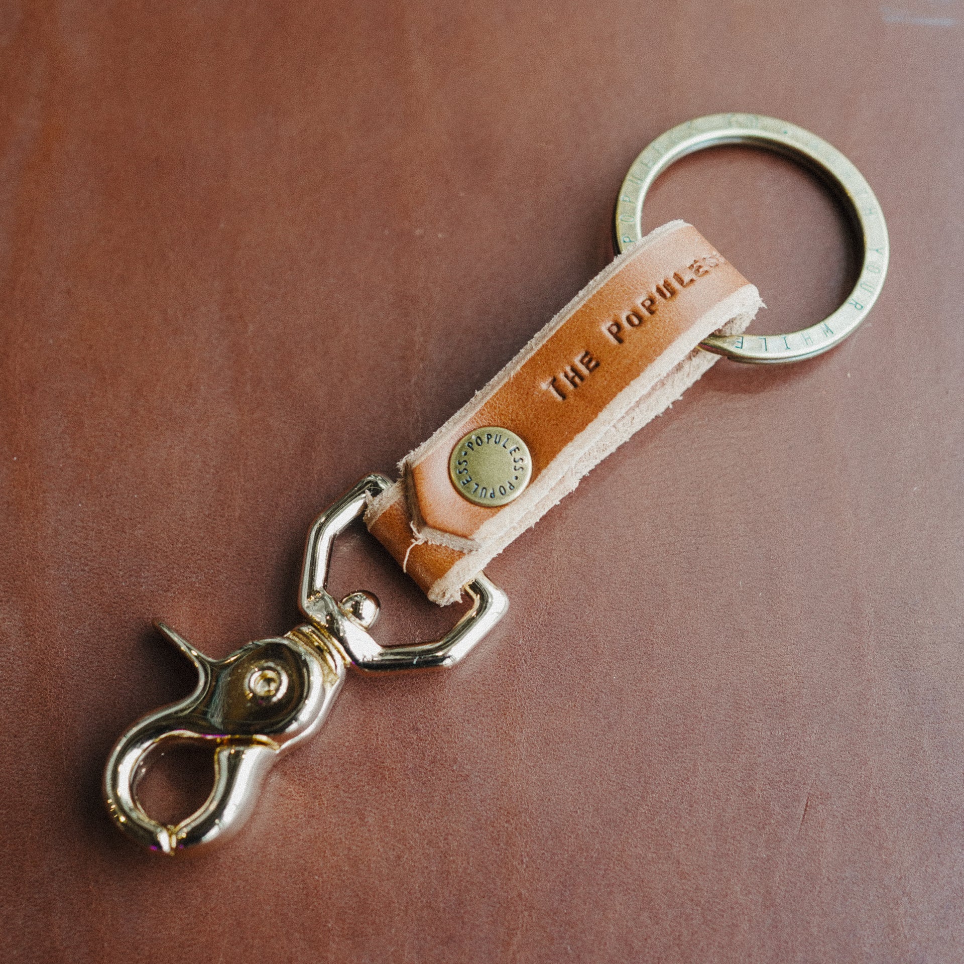 The Smith Fob Rio Latigo - Premium Leather Keychain for Men & Women - Durable & Stylish Key Holder for Everyday Use, Office, Travel & Gifts
