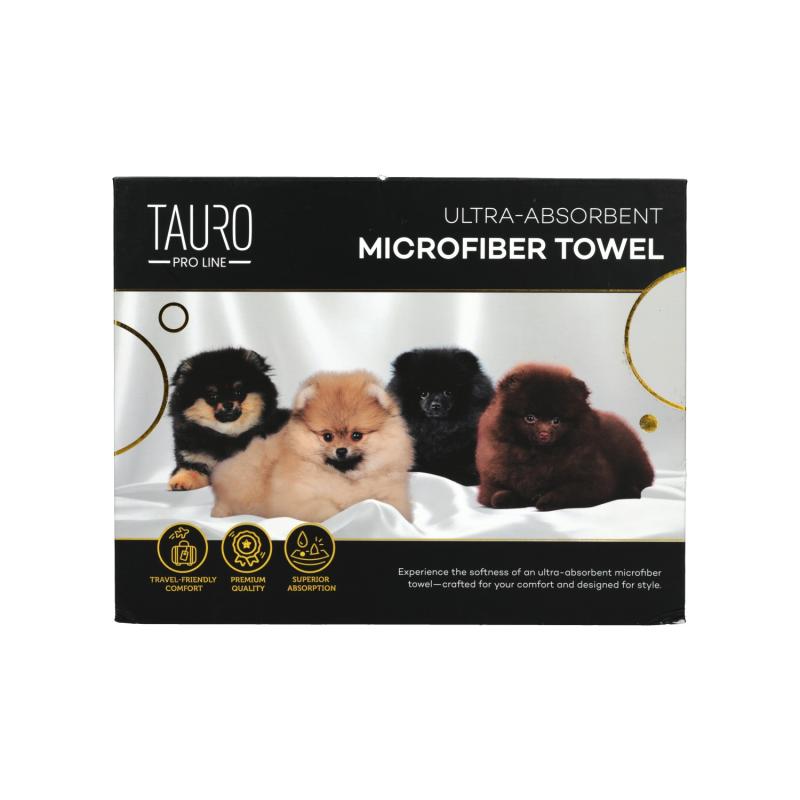 Tauro Pro Line Microfiber Towel - Ultra Absorbent, Quick Drying, 31.5x63 Inches - Perfect for Gym, Sports, Travel & Home Use