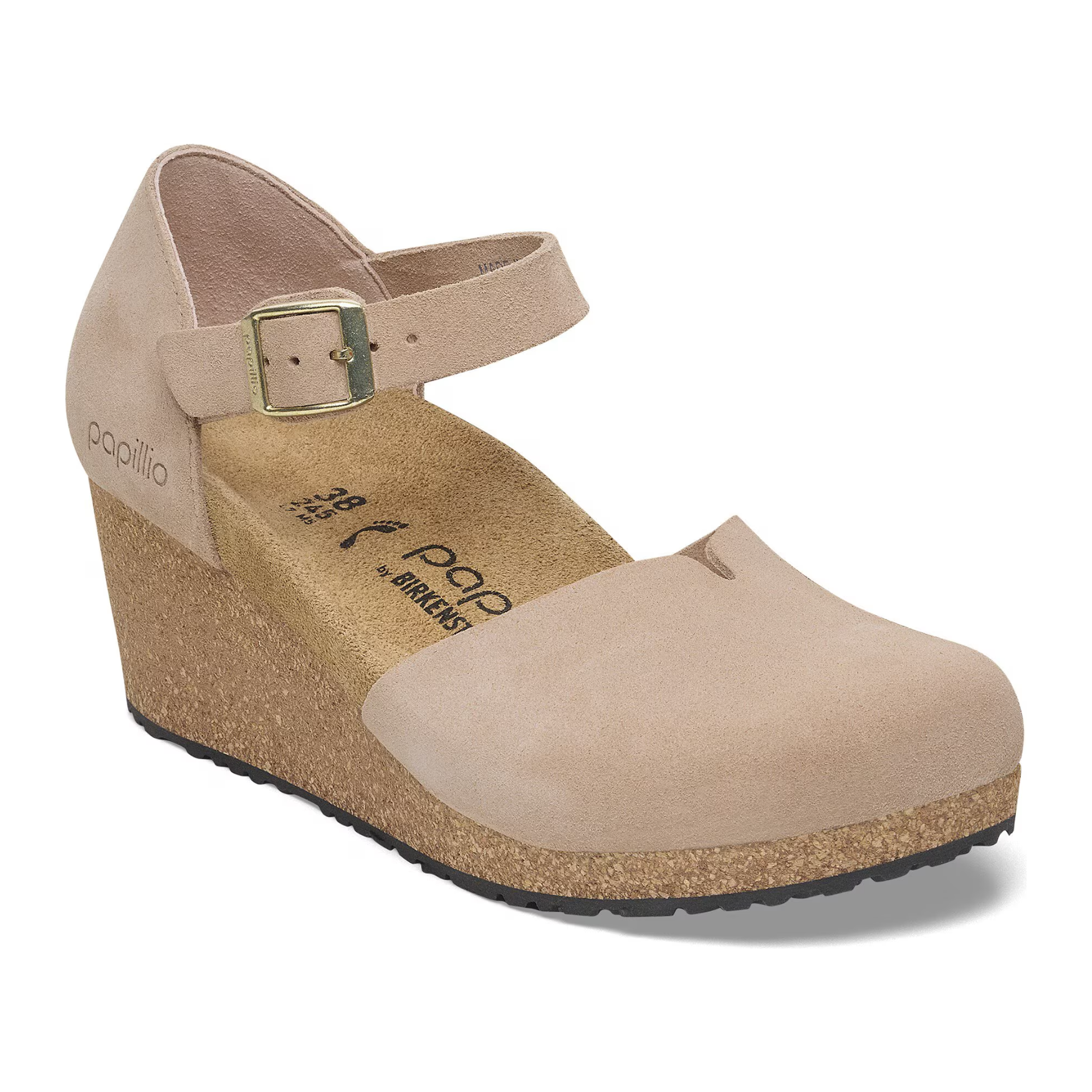 Birkenstock Women's Mary Jane Shoes - Genuine Suede Leather Comfort Sandals in Warm Sand | Perfect for Casual Wear, Office & Everyday Comfort