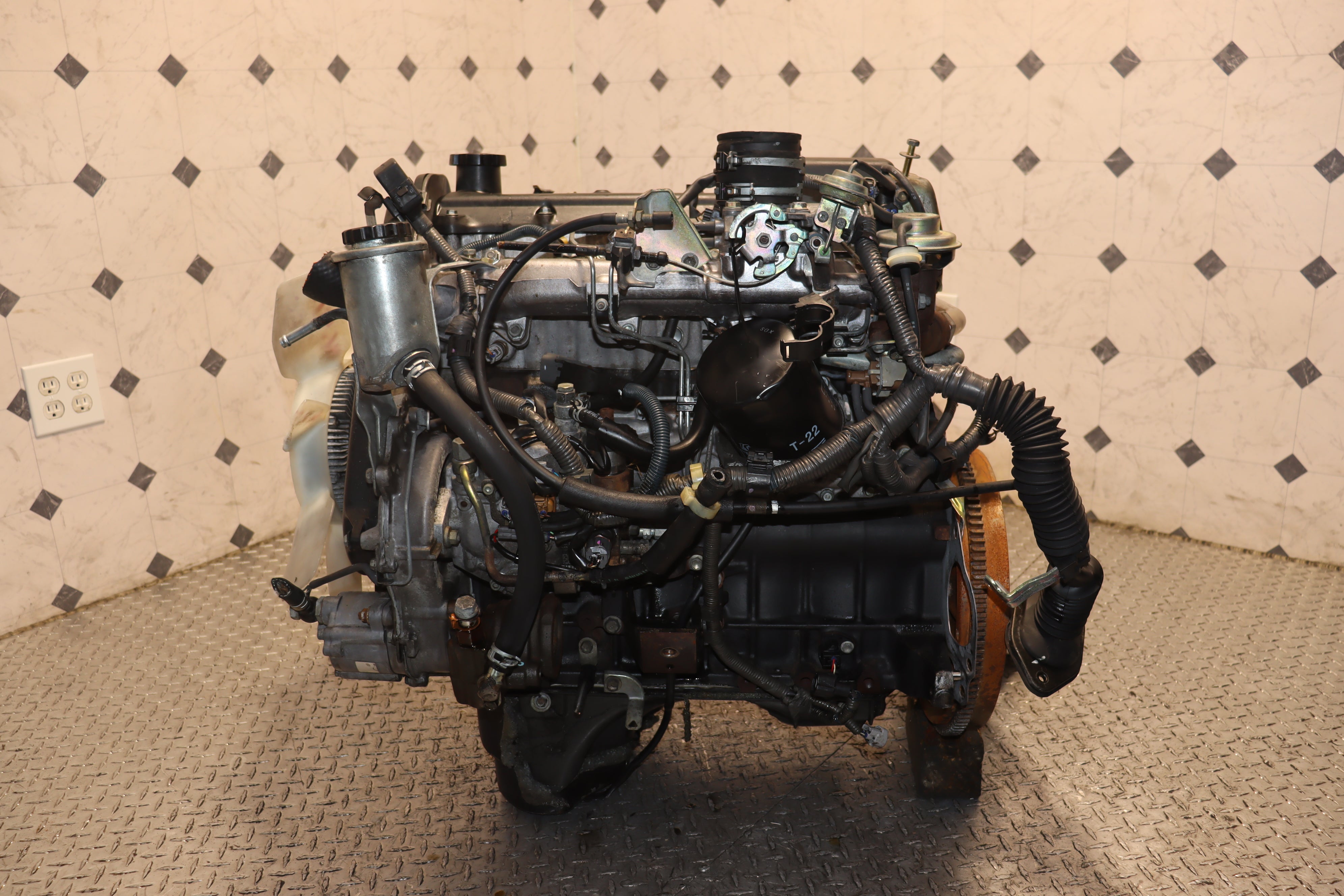 JDM 1KZ-TE 3.0L Turbo Diesel Engine for 96-02 Toyota 4Runner Hilux Surf - Replacement Motor for Off-Road & Performance Upgrades