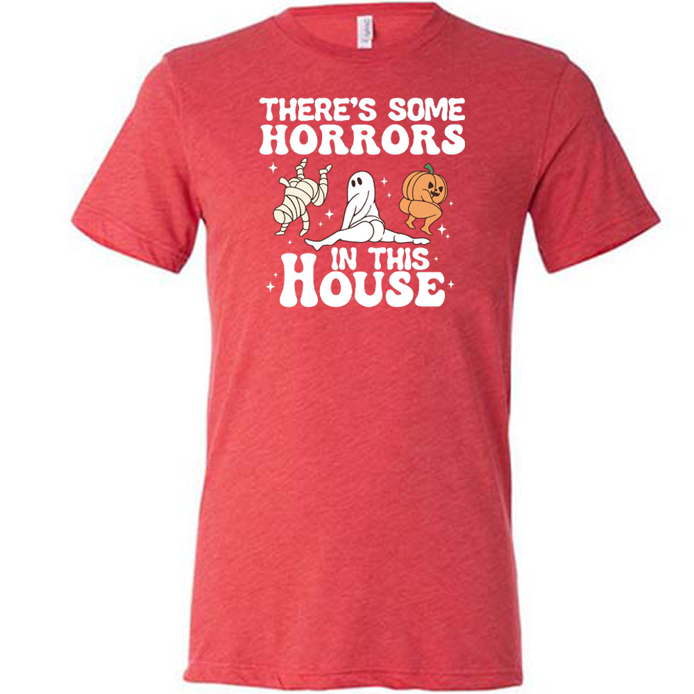 Unisex Horror Movie T-Shirt - 'There's Some Horrors In This House' Graphic Tee for Halloween, Cosplay & Horror Fans