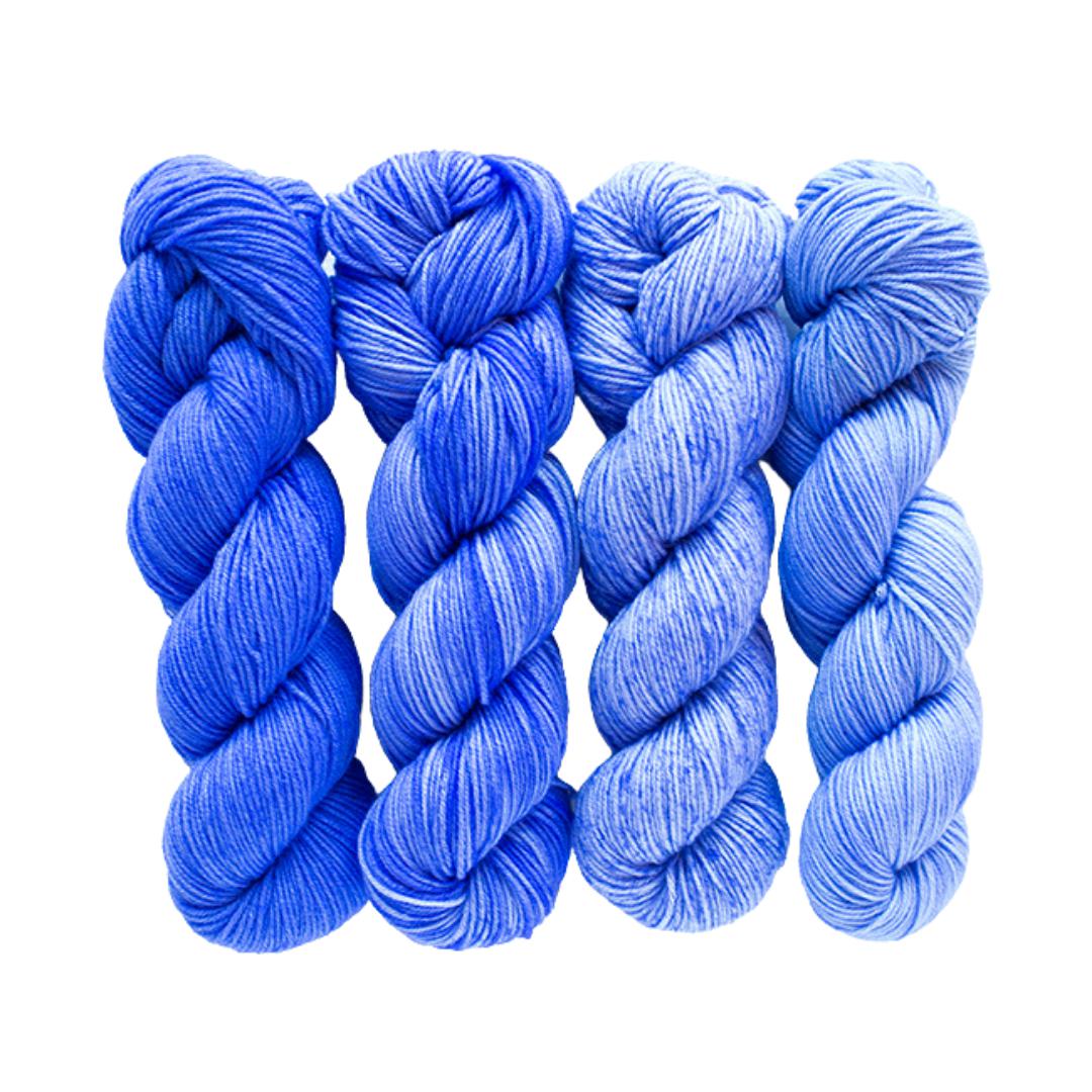Uneek Fingering Yarn - Premium Merino Wool Gradient Sets for Knitting & Crocheting | Soft Hand-Dyed Yarn for Socks, Shawls & Scarves | Perfect for DIY Craft Projects & Gift Making