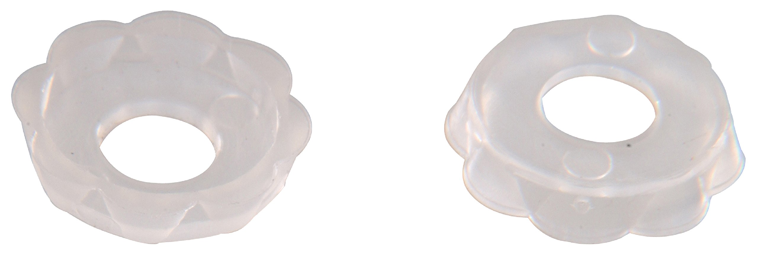 Clear Plastic #8 Screw Base Pan Head - 50 Pack for DIY & Crafts