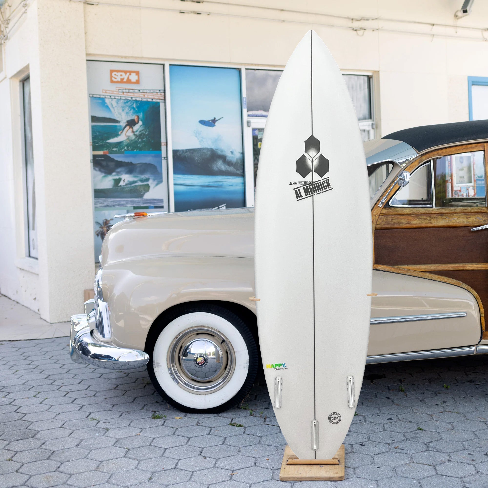 Channel Islands Happy Traveler 6'0 Surfboard with Futures Fins - High Performance Shortboard for All Wave Conditions | Perfect for Travel, Beach Vacations & Daily Surfing Sessions