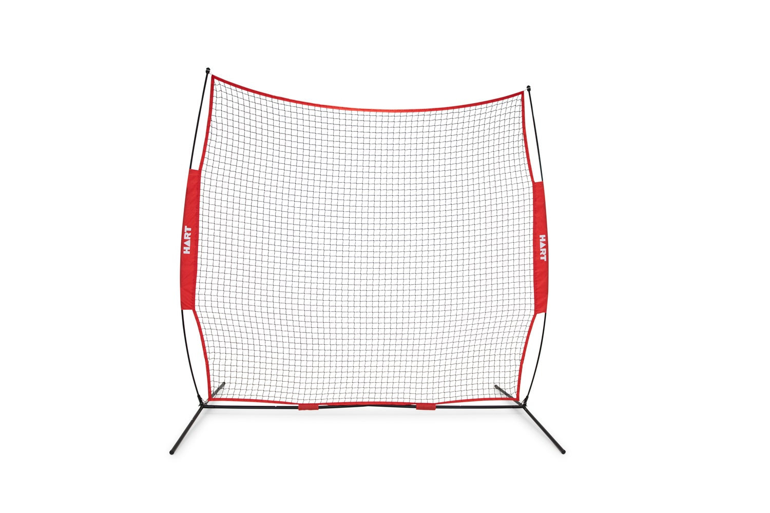 HART Sports Barrier Net 2.4m x 2.4m - Heavy Duty Practice Net for Baseball, Soccer, Golf - Perfect for Backyard Training & Field Protection