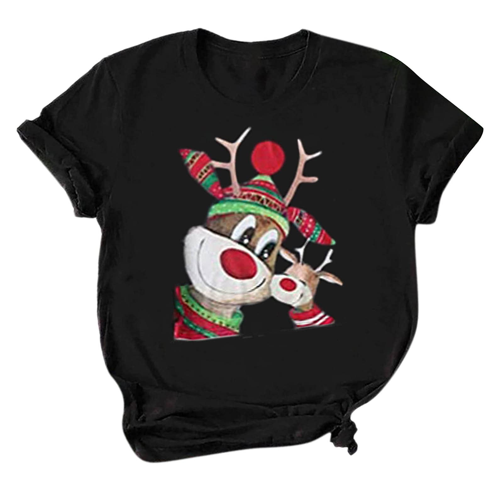 Women's Casual Short Sleeve Graphic Tee Shirts - Comfortable Pullover Tops for Everyday Wear, Workout & Street Style Fashion