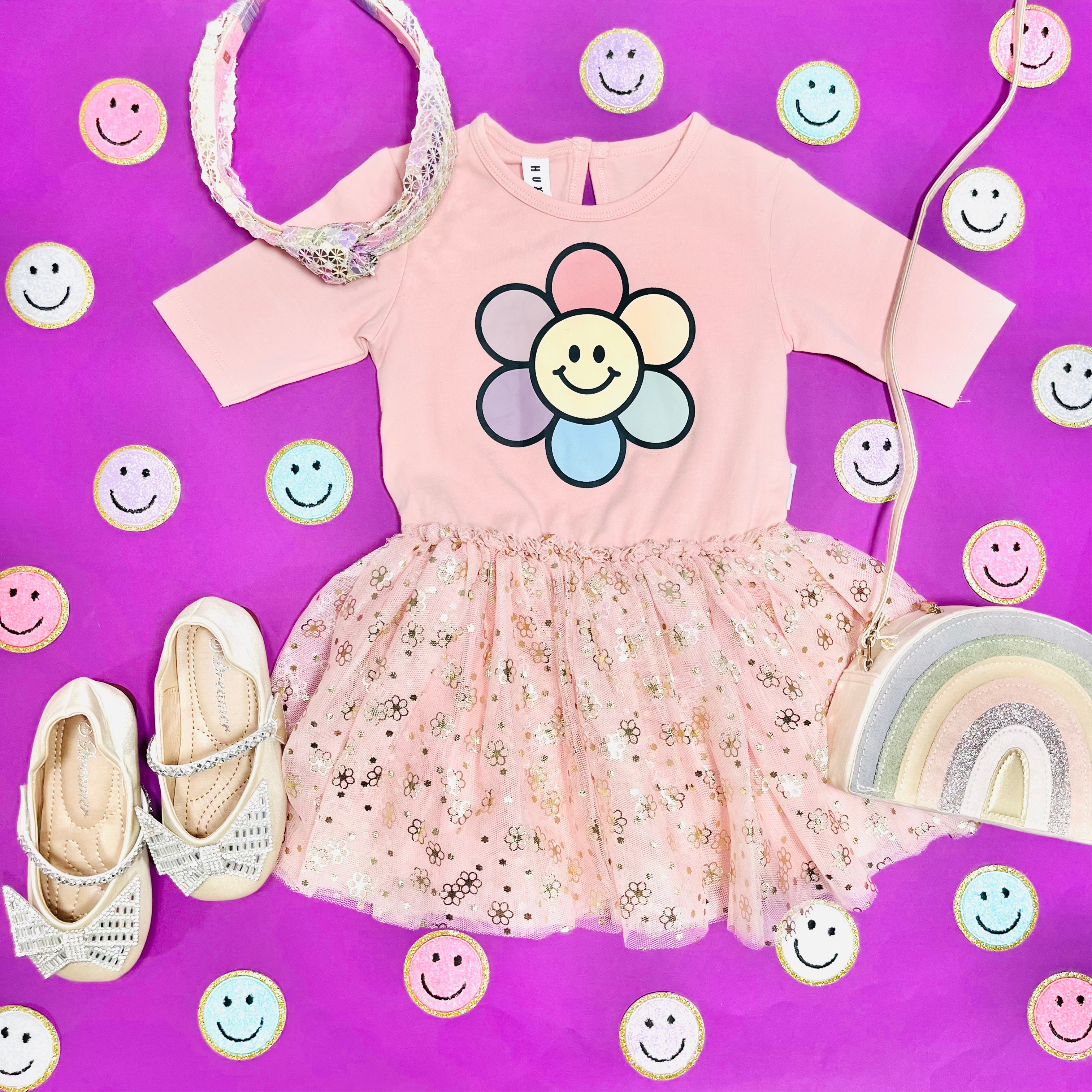 DAISY BALLET TUTU DRESS for Girls - Elegant Dance Costume with Floral Design | Perfect for Ballet Recitals, Dance Performances, Birthday Parties & Photo Shoots