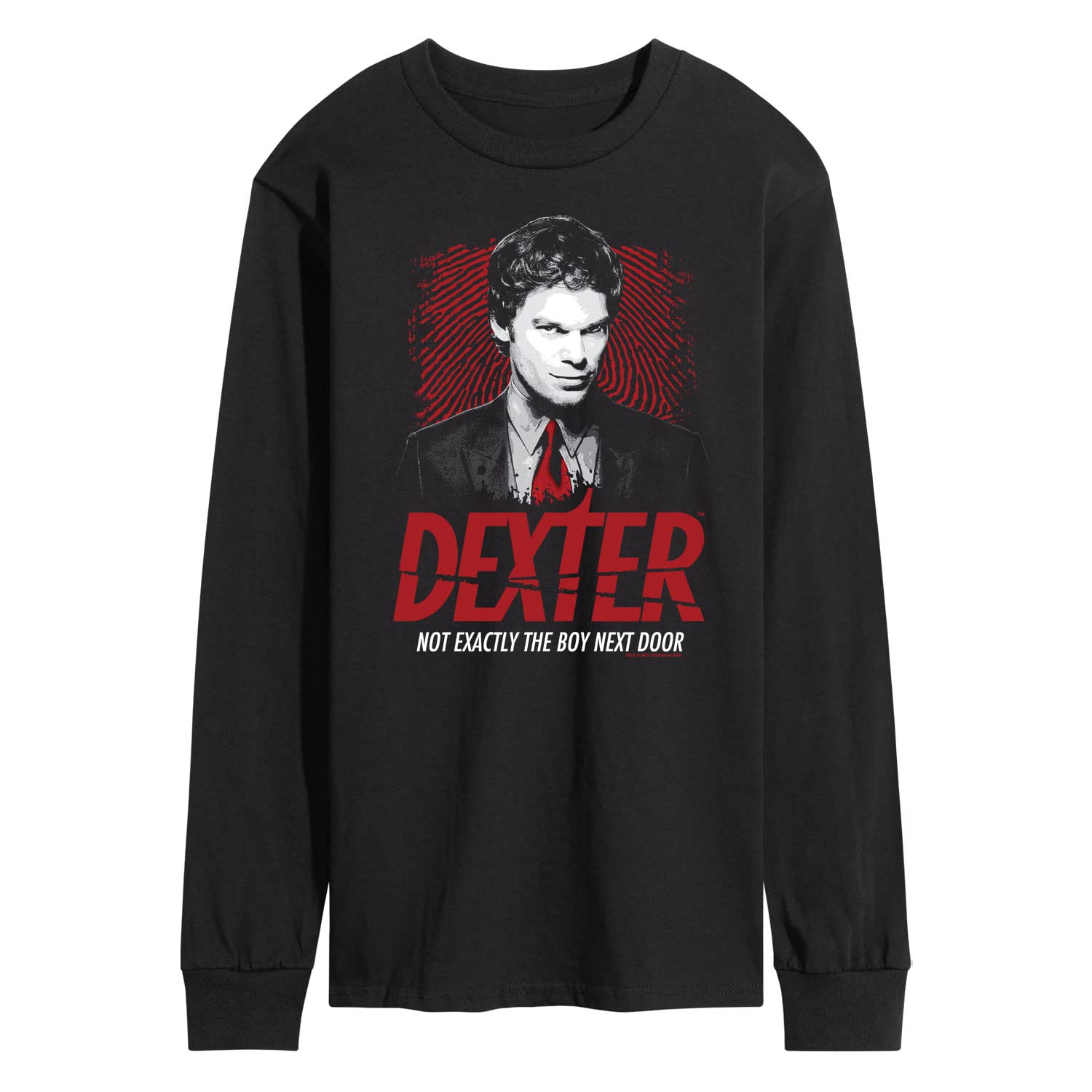 HYBRID APPAREL Dexter Men's Long Sleeve T-Shirt - Soft Cotton Crewneck Tee for Casual Wear, Work & Everyday Comfort