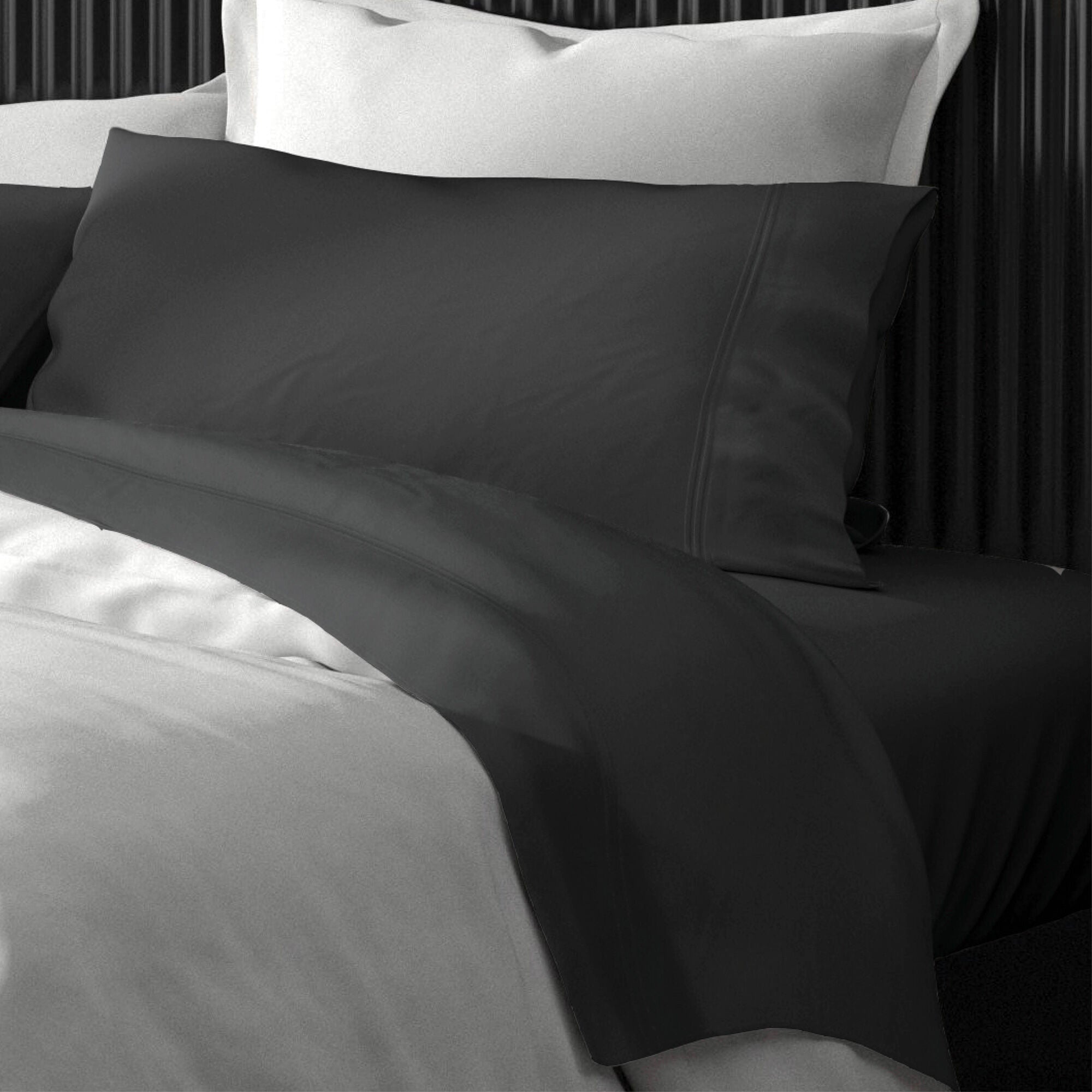 Premium Bamboo Pillowcases Set - Hypoallergenic & Breathable for Cool Sleep - Perfect for Hot Sleepers, Allergies & Eco-Friendly Bedding - Home, Travel & Hotel Use