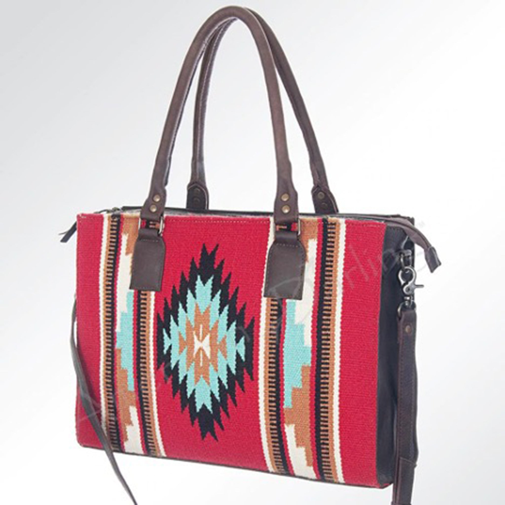 American Darling Conceal Carry Red Aztec Bag - Stylish & Functional Crossbody Purse for Women | Perfect for Everyday Use, Travel & Outdoor Adventures