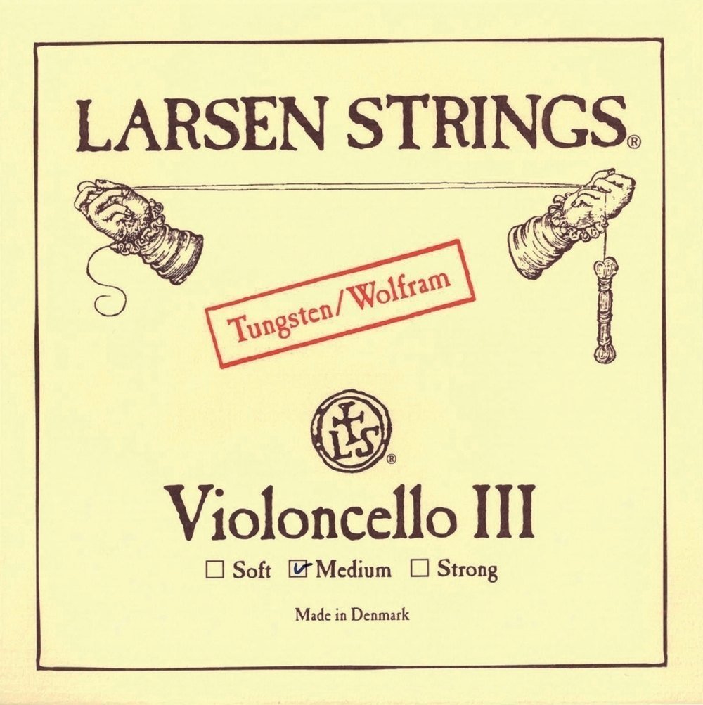 Premium LARSEN Cello Strings - Original G Tungsten Strong for Professional Cellists | Ideal for Concerts, Studio Recording & Orchestral Performances