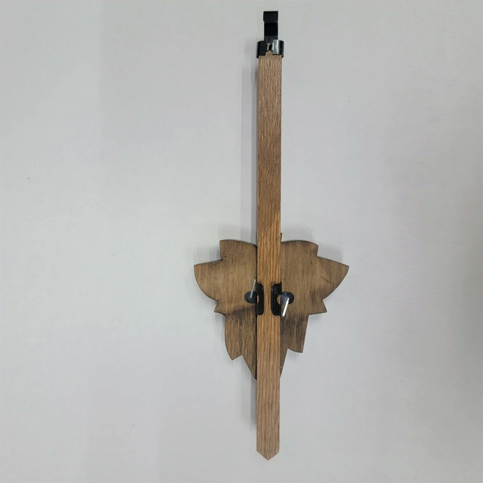Authentic German Cuckoo Clock with Maple Leaf Pendulum - 2.5 Inch Wide Leaf for 1 Day or 8 Day Movements - Handcrafted in Germany - Perfect for Home Decor, Wall Clock, and Gift Giving
