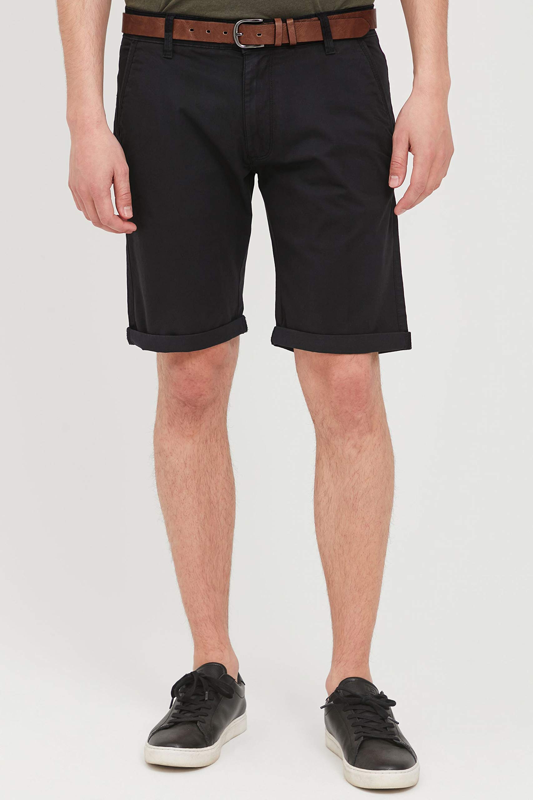 Men's Chino Shorts with Belt - Comfortable Bermuda Casual Shorts for Summer | Perfect for Outdoor Activities, Travel & Beach Vacations