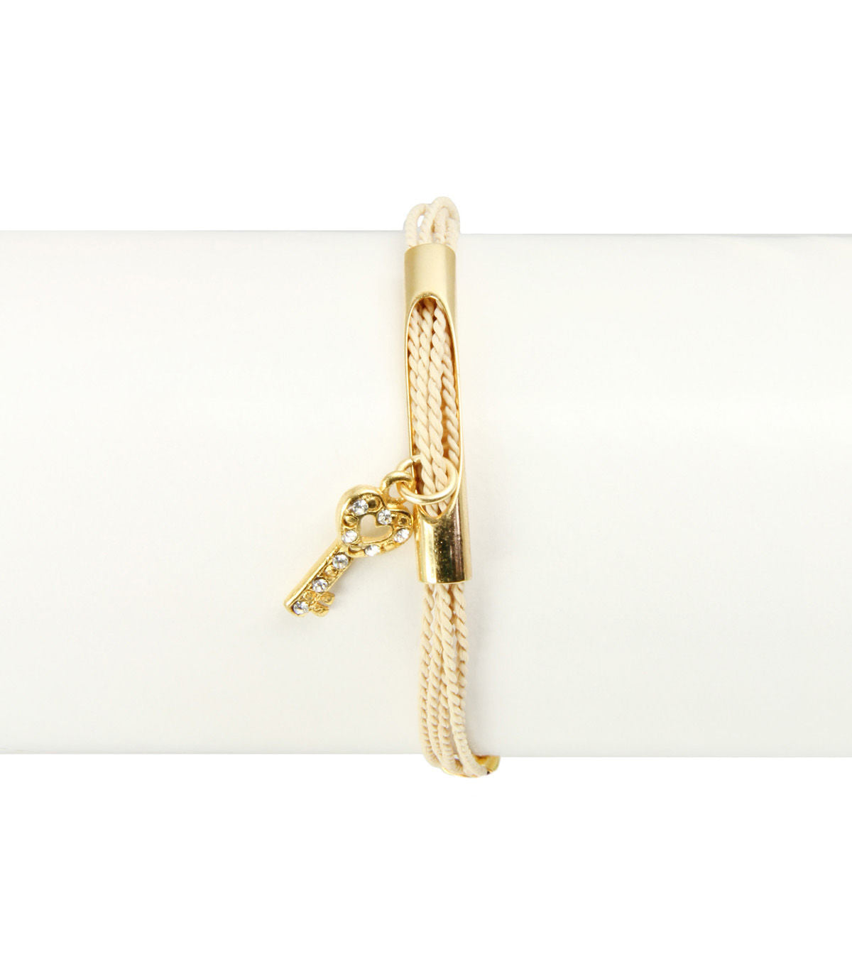 Golden Key Charm Bracelet Set of 3 - Elegant Jewelry for Women, Gift for Her - Perfect for Birthday, Anniversary & Special Occasions