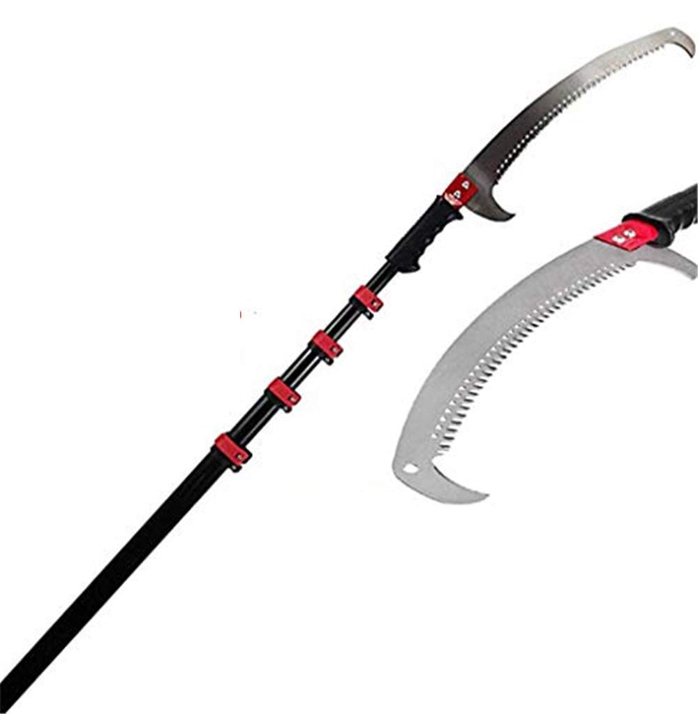 20 Ft Extendable Telescopic Pole Saw for Tree Trimming & Pruning - Lightweight Landscaping Pole Saw with Adjustable Length for Cutting High Branches & Leaves - Perfect for Garden, Yard & Outdoor Maintenance