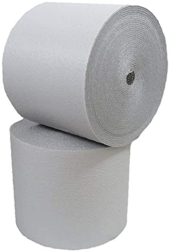 NASA TECH White Reflective Foam Core Garage Door Insulation Kit - 18FT x 8FT (R-Value 8.0) | Heavy Duty Double-Sided Tape | Fits 18x7 & 18x8 Doors | Made in USA | Energy Efficient Home & Workshop Insulation Solution (2-Pack)