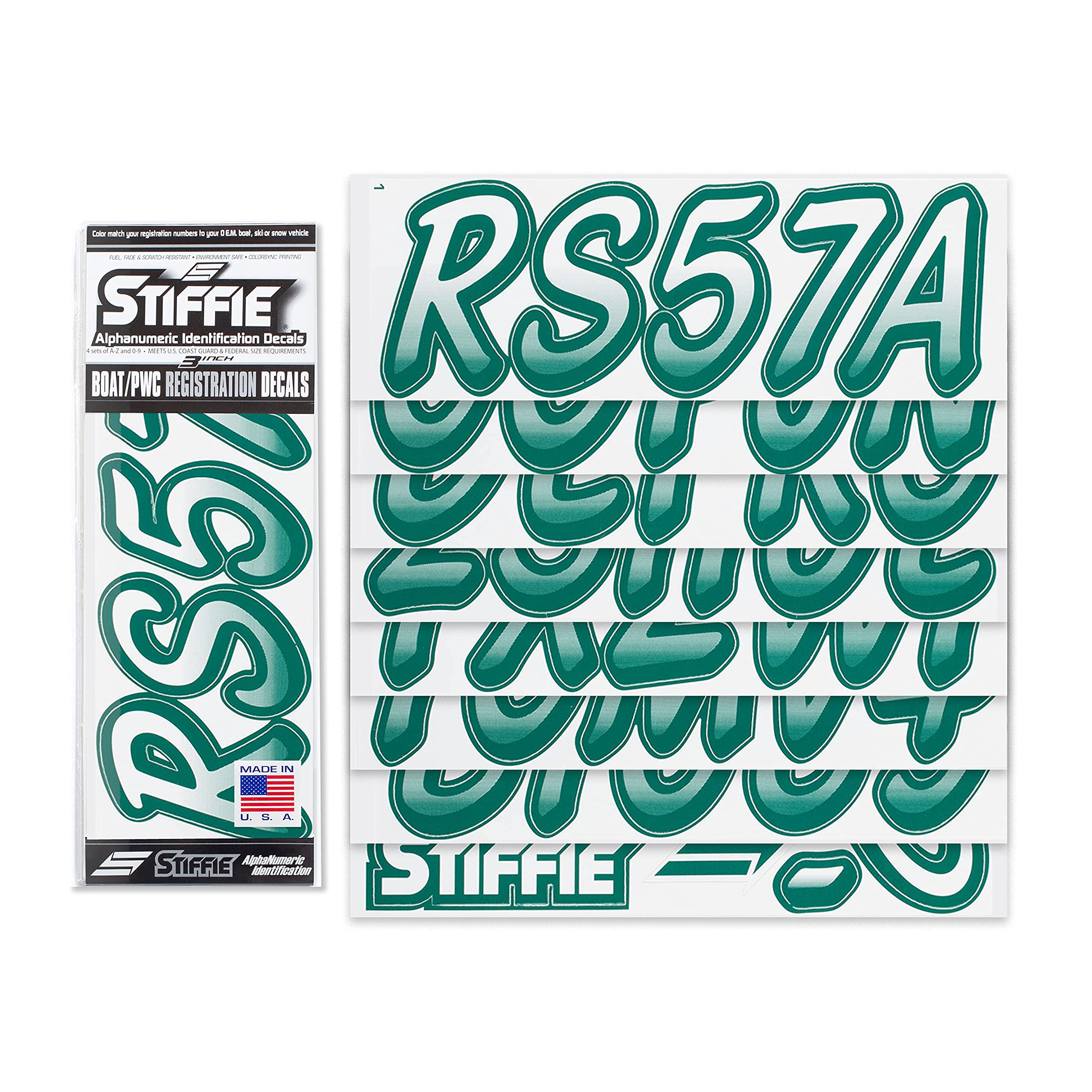 STIFFIE Whipline White/Racing Green 3