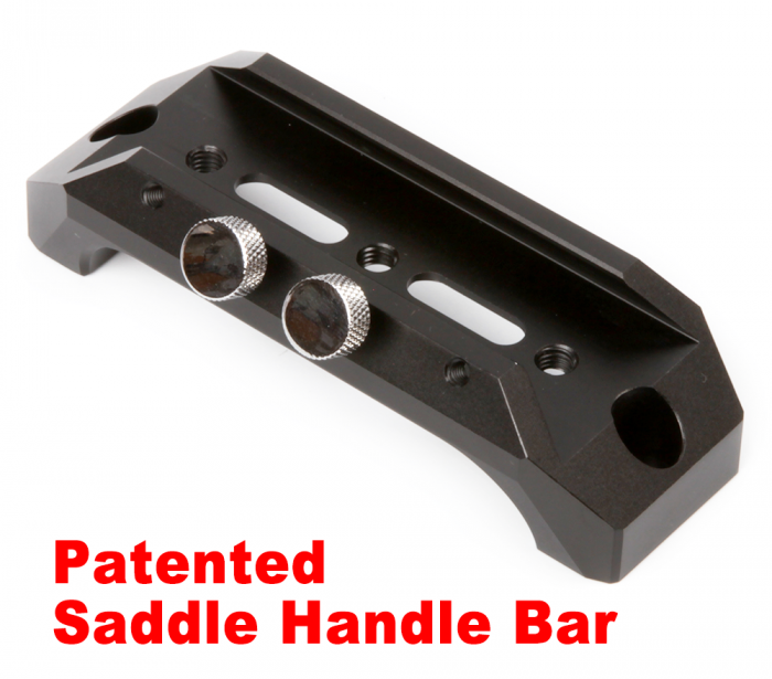 120mm Saddle Handle Bar - Patented Bike Accessory (Model HC120BL) - Perfect for Mountain Bikes & Road Cycling Comfort