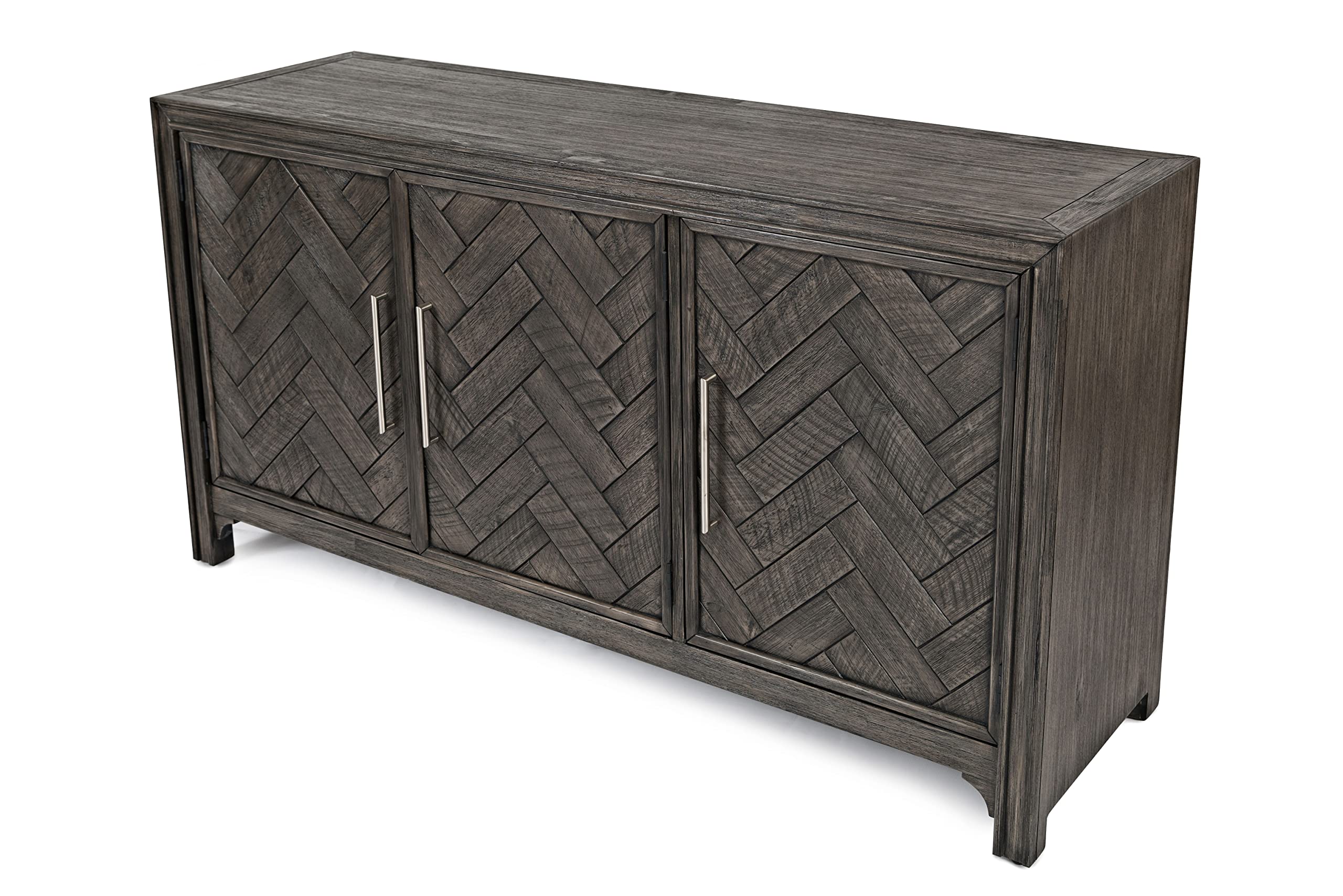 Jofran Inc. Gramercy 3-Door Accent Cabinet - Stylish Storage for Living Room, Bedroom & Entryway - Perfect for Home Decor & Organization