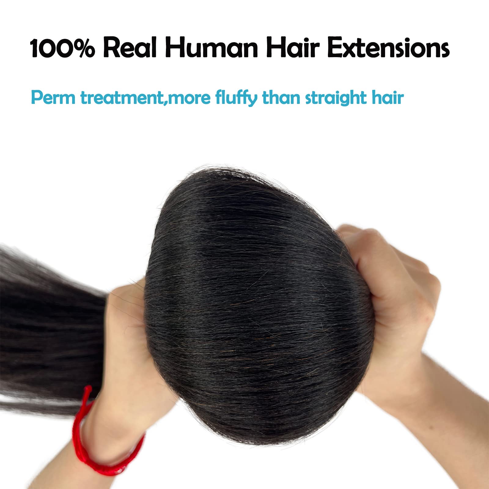 Premium 20-Piece Tape in Hair Extensions - 16inch Yaki Straight Remy Human Hair, 50g Natural Black Color, Seamless Skin Weft for a Flawless Look | Perfect for Daily Wear, Special Occasions & Styling