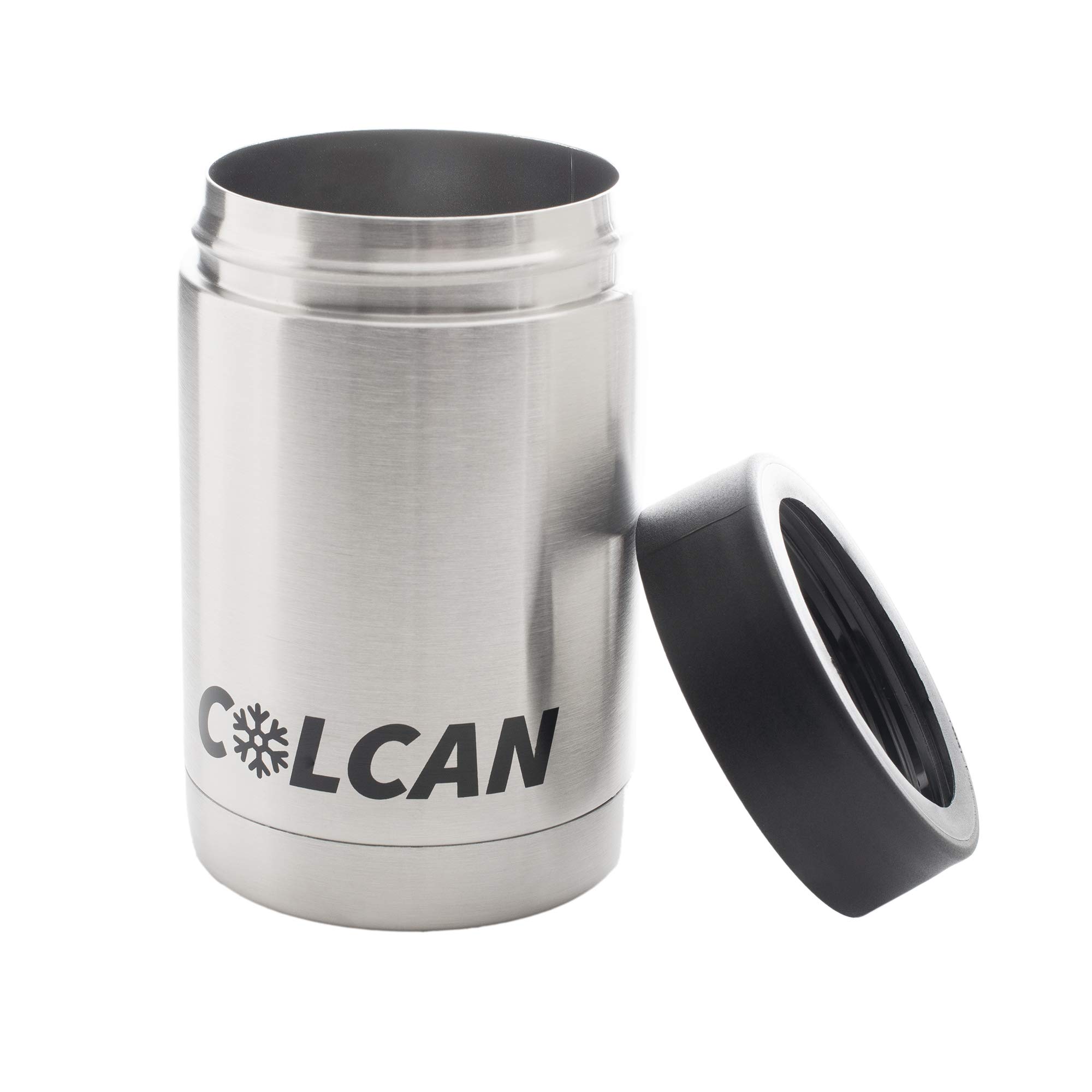 12oz Stainless Steel Double Wall Insulated Beer & Soda Can Cooler - Keep Drinks Cold for Hours, Perfect for BBQs, Camping & Outdoor Parties