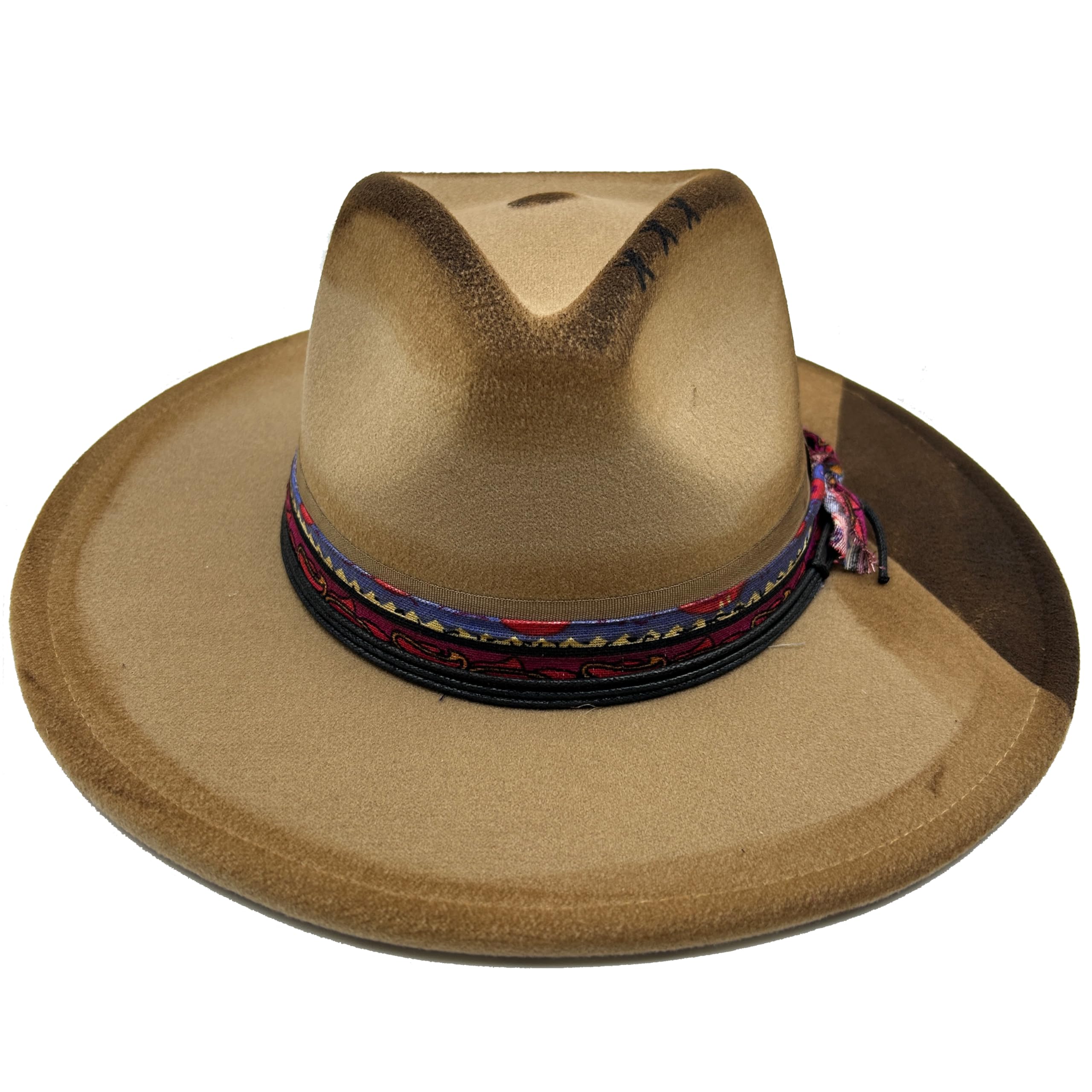 Stylish Wide Brim Fedora Hat for Women & Men - Floppy Panama Sun Hat with Adjustable Band - UV Protection Summer Beach Hat for Outdoor Activities, Travel, and Fashion Accessories