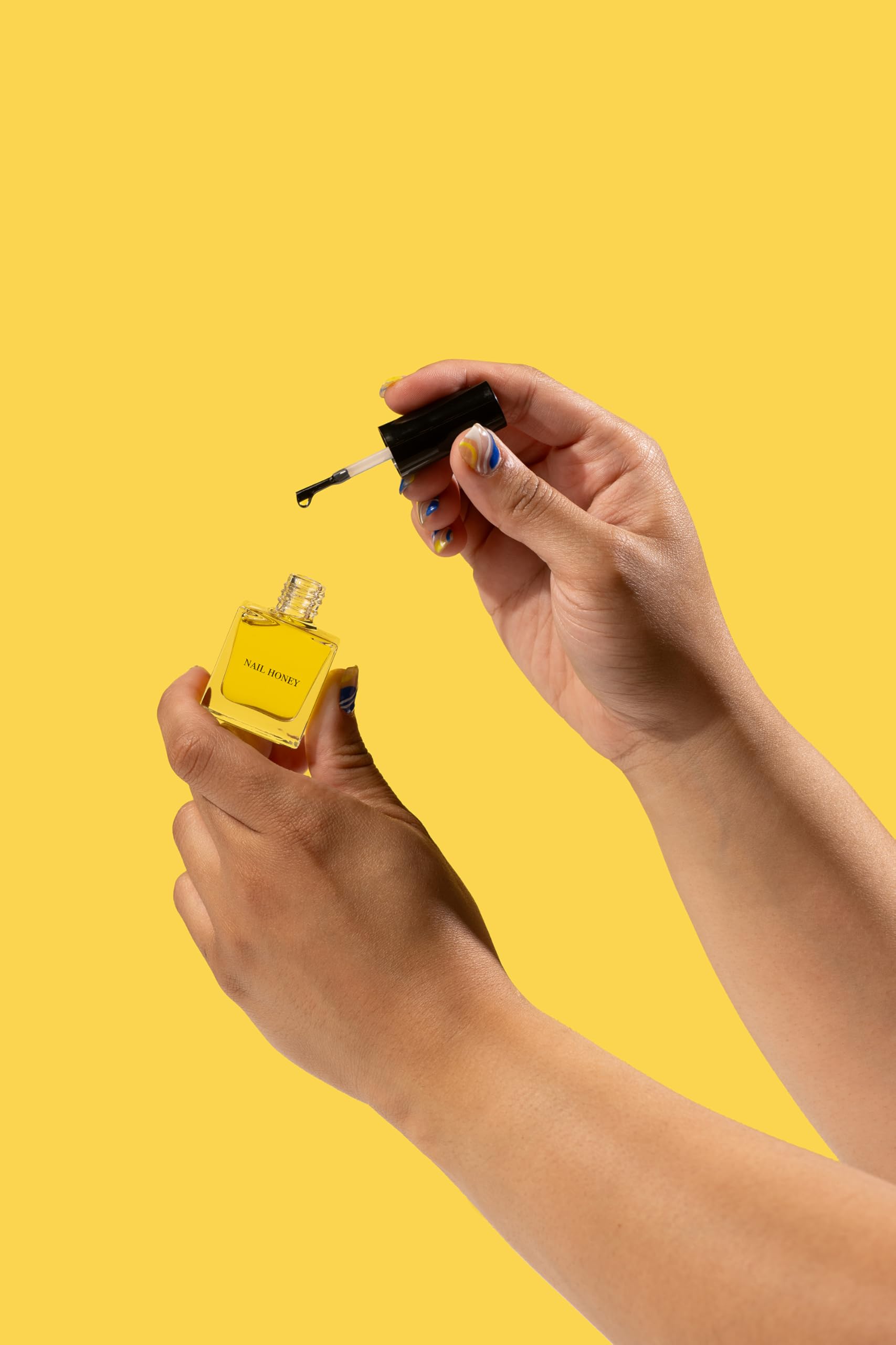 Organic Nail Strengthening Treatment for Growth & Strength | Twinkled T Nail Honey Cuticle Oil with Moisturizing Formula | Perfect for At-Home Manicures, Salon Nail Care & Dry Cuticle Treatment (Bottle)