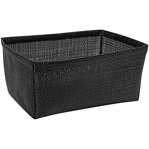FOH Metroweave Deep Mesh Gray Storage Bins - 1/2 Size, Set of 4 | Space-Saving Organizer for Closet, Office, or Kids Room