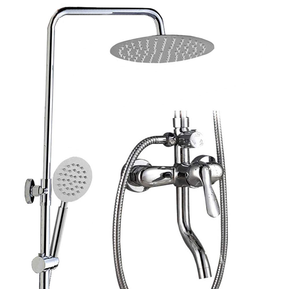 Premium Chrome-Plated Shower Kit with 8