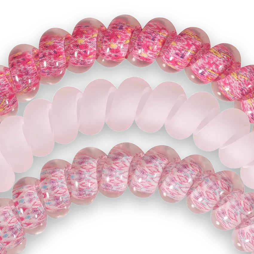 Made Me Blush Small Hair Tie Pack - 10pcs Mini Hair Elastics for Women & Girls | Perfect for School, Work, Gym & Everyday Use