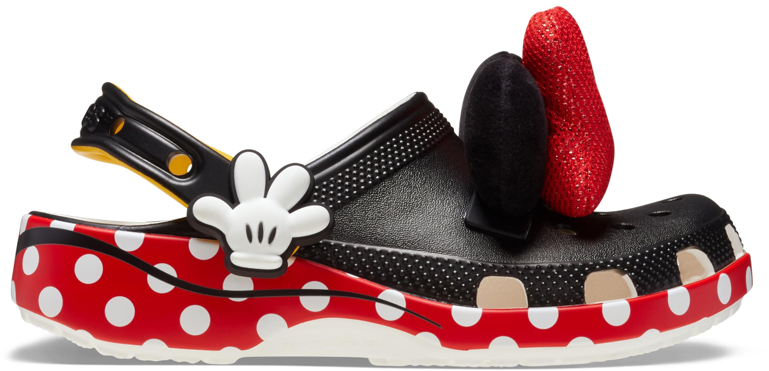 Crocs Unisex Kids' Disney Clogs - Mickey & Minnie Mouse Lightweight Comfort Shoes for Boys & Girls | Perfect for Playtime, School & Outdoor Activities