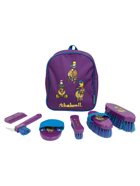 Thelwell Complete Grooming Kit Rucksack - Professional Horse Grooming Supplies Set with Travel Bag | Perfect for Equestrian Shows, Stable Care & Horse Training Sessions
