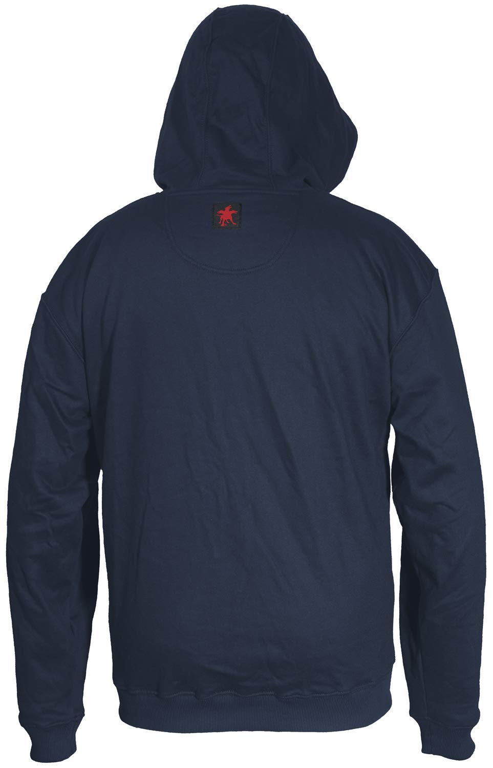 MCR Safety Flame Resistant FR Zip Sweatshirt for Men - Navy Blue, Large Size | OSHA Compliant Workwear for Construction, Welding & Industrial Safety