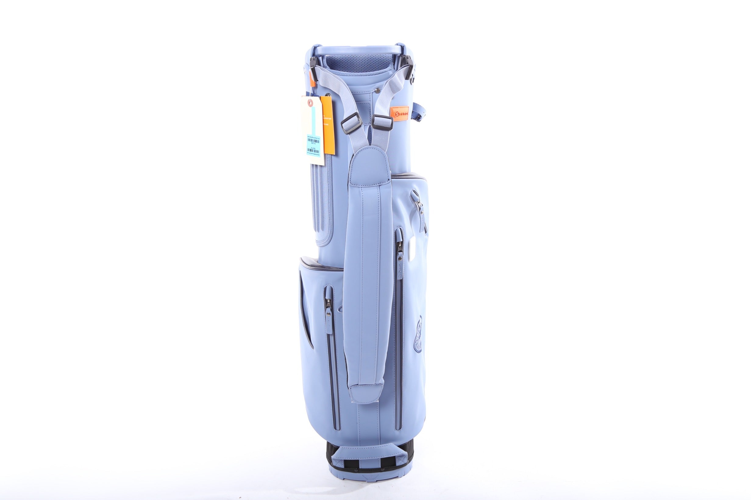 Stitch Stand Golf Bag with 4 Dividers & 2 Pockets - Includes Waterproof Rain Cover - Perfect for Golf Tournaments & Outdoor Sports