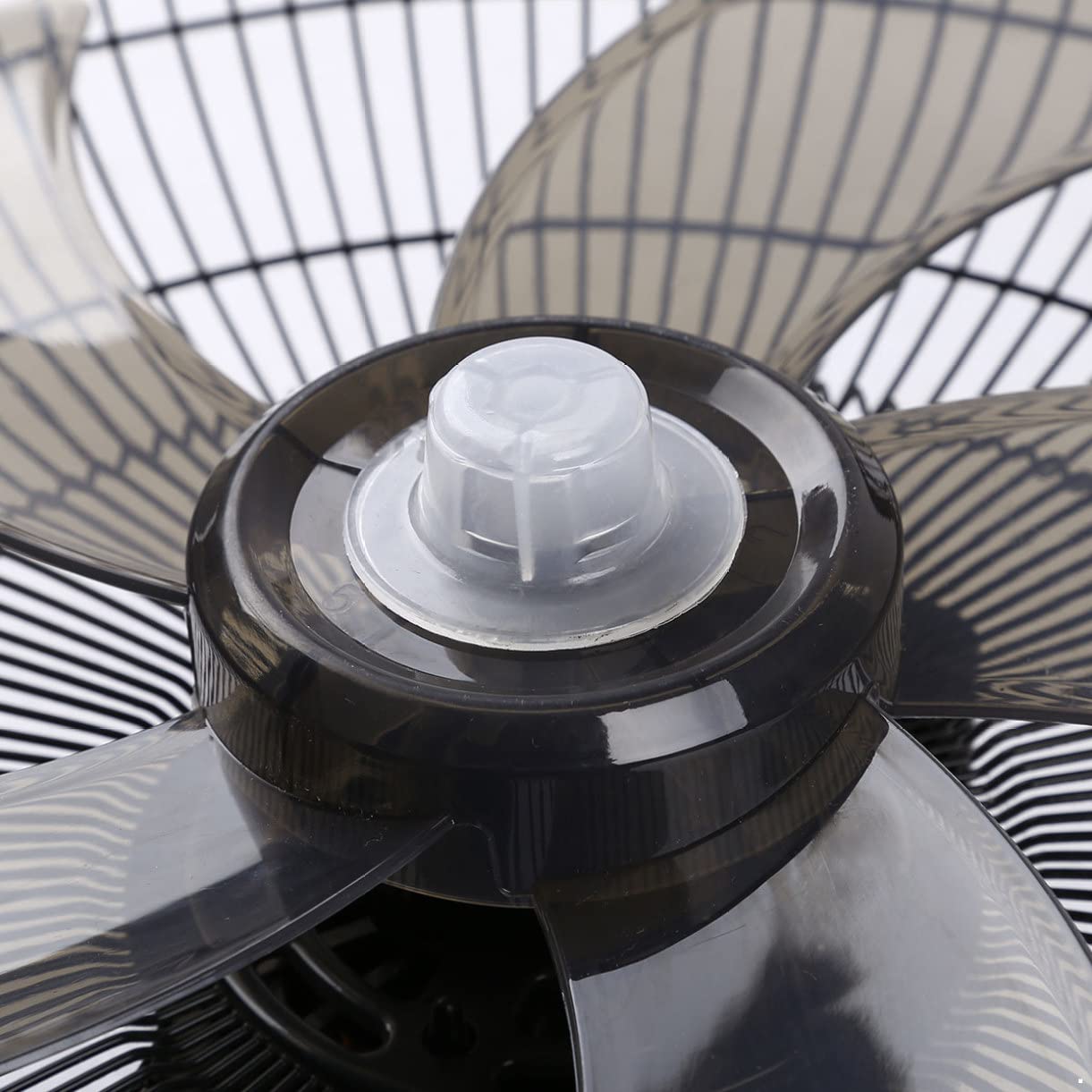 FEESHOW 5-Blade Plastic Fan Blade Replacement for 16 Inch Standing Pedestal Fan - Black - Perfect for Home, Office, and Outdoor Cooling