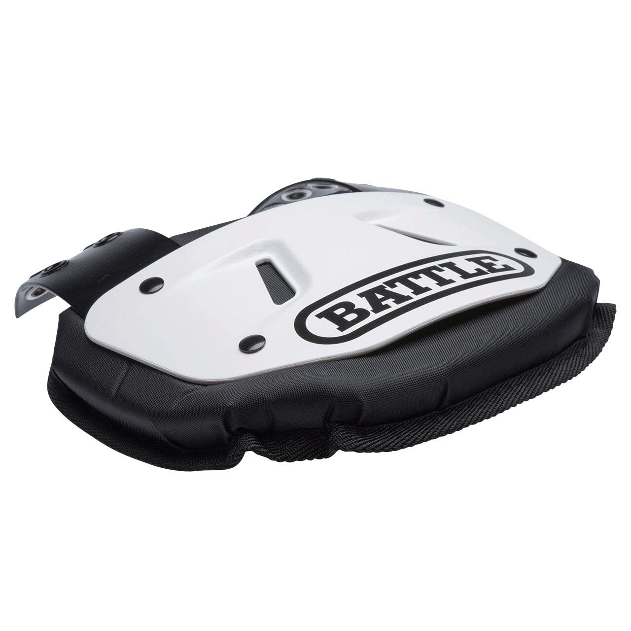 Battle Sports Football Back Plate – Hard Shell Lower Back Protector with Contoured Foam for High-Impact Protection | Youth, Kids & Adults Football Gear | Perfect for Tackle Football, Training & Games