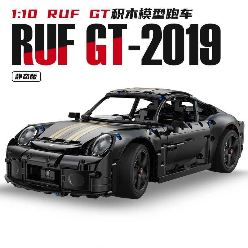 CADA C63006 RUF GT 2019 Sports Car Building Blocks Set - 1:14 Scale Model Kit for Adults & Kids - Perfect for Car Enthusiasts & Collectors - Great Gift for Birthdays & Holidays - Fun DIY Project for Family Bonding & Creative Play