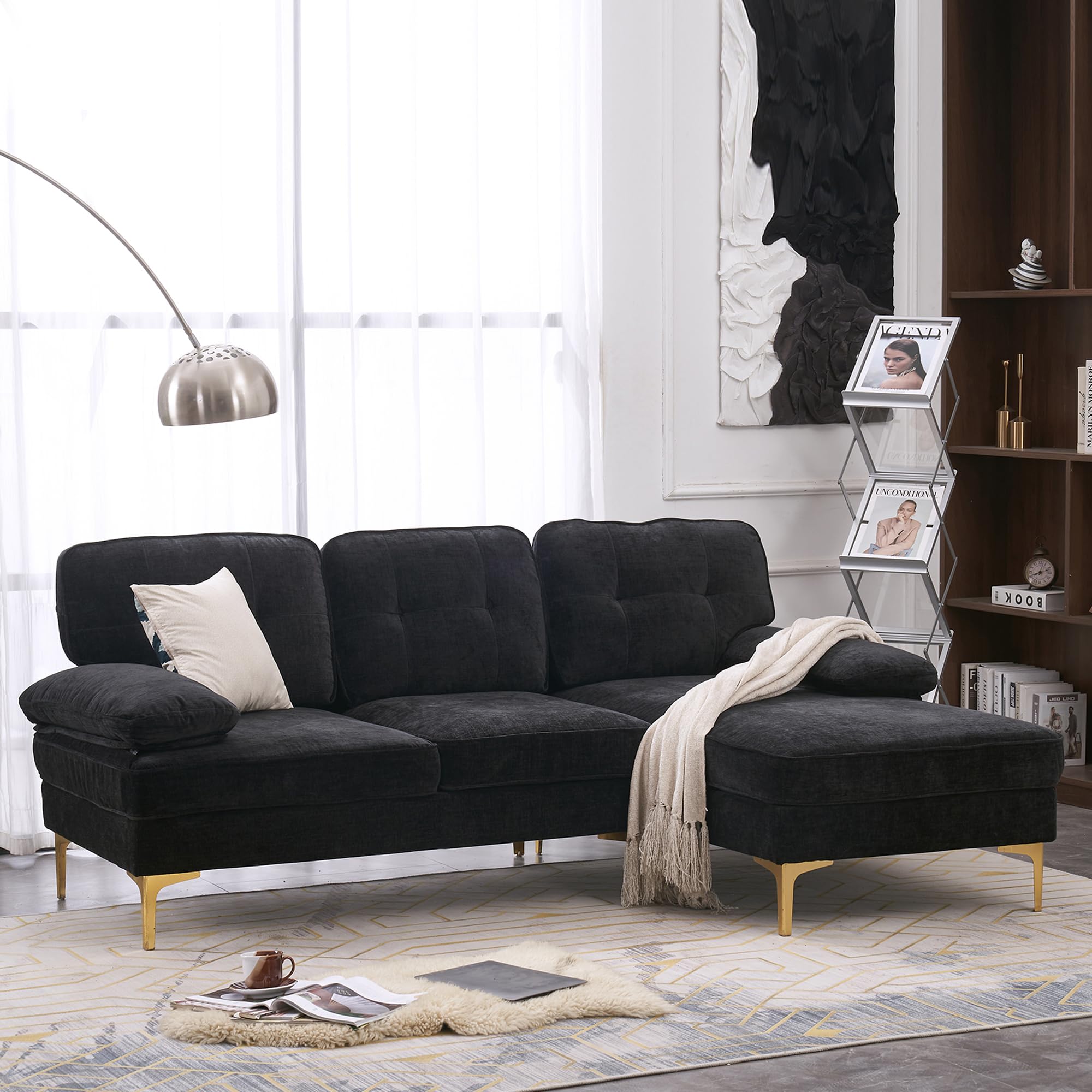 L-Shaped Sectional Sofa 85