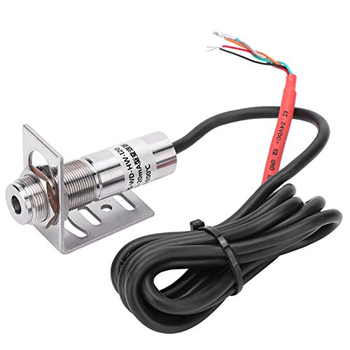 4-20mA Non-Contact Infrared Temperature Sensor 10-30V DC, High Temp Sensor for Graphite (0~800℃ Short Style) - Perfect for Industrial Furnace Monitoring & Metal Processing