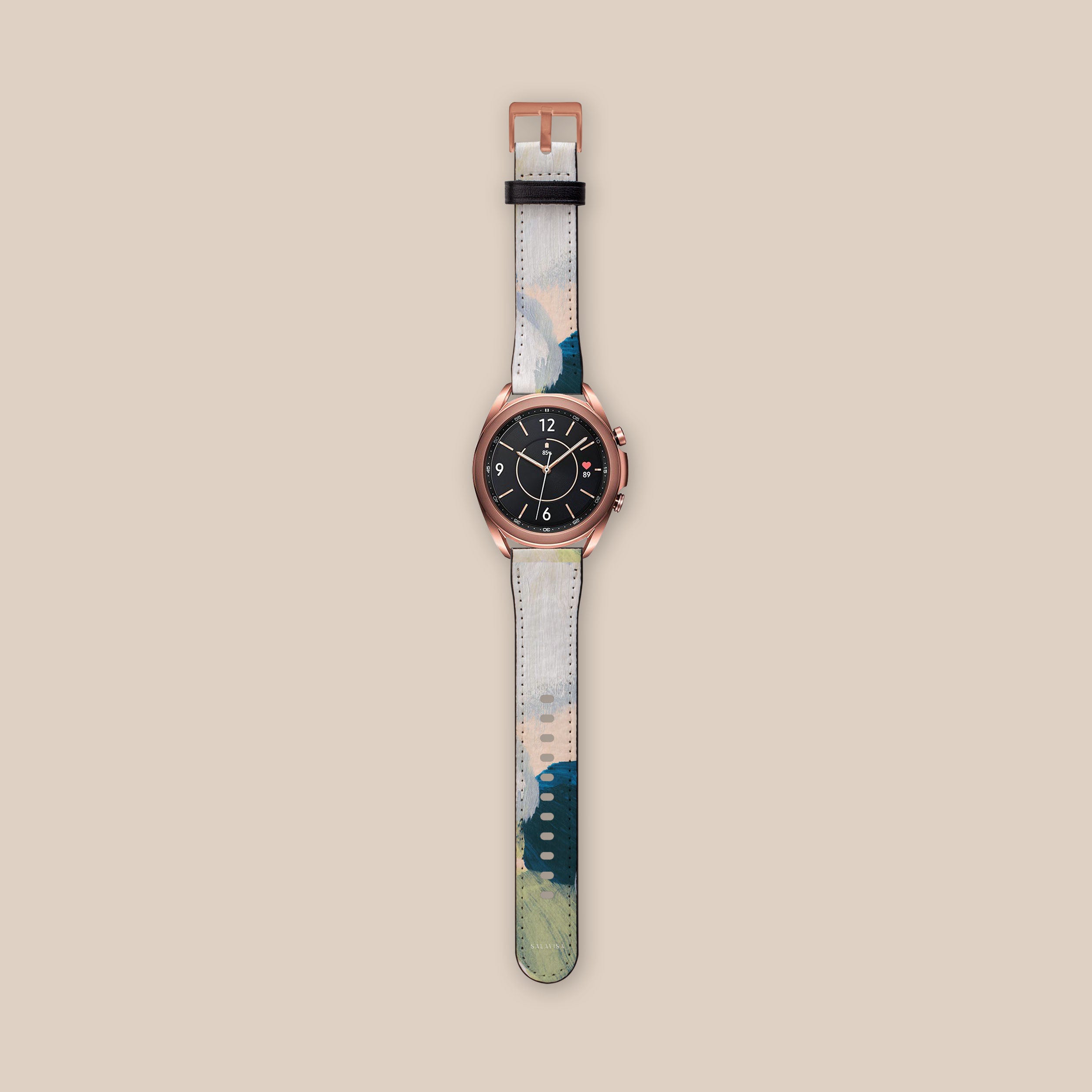 Premium Summer Canvas Galaxy Watch Band - Durable & Comfortable Strap for Samsung Galaxy Watch 4/5/6 - Perfect for Outdoor Activities, Running, and Travel