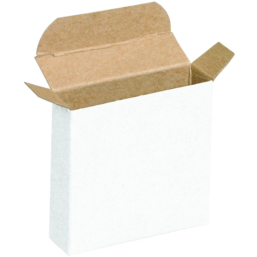 Aviditi 250 Pack White Folding Gift Boxes 5 5/8