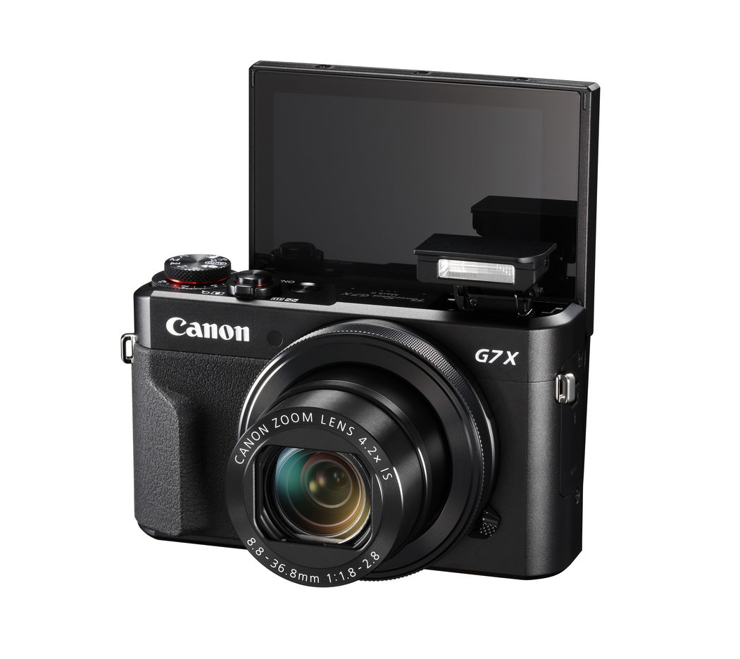 Canon PowerShot G7X Mark II Digital Camera - 20.1MP 4.2x Optical Zoom Vlogging Camera with 4K Video, Flip-Up Touchscreen for YouTube, Travel & Photography