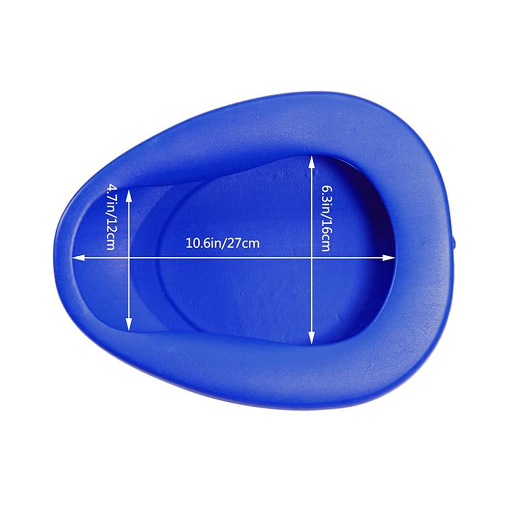 XBSXP Heavy Duty Bed Pan for Adults - Bariatric & Standard Size, No Spill Splash-Proof Design, Thick Stable PP Material - Ideal for Home Care, Hospital Use & Elderly Patients