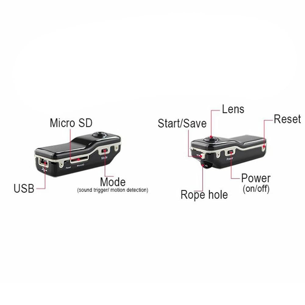 Mini DV Camcorder - Portable, Alloy Shell, USB Charging for Travel & Vlogging