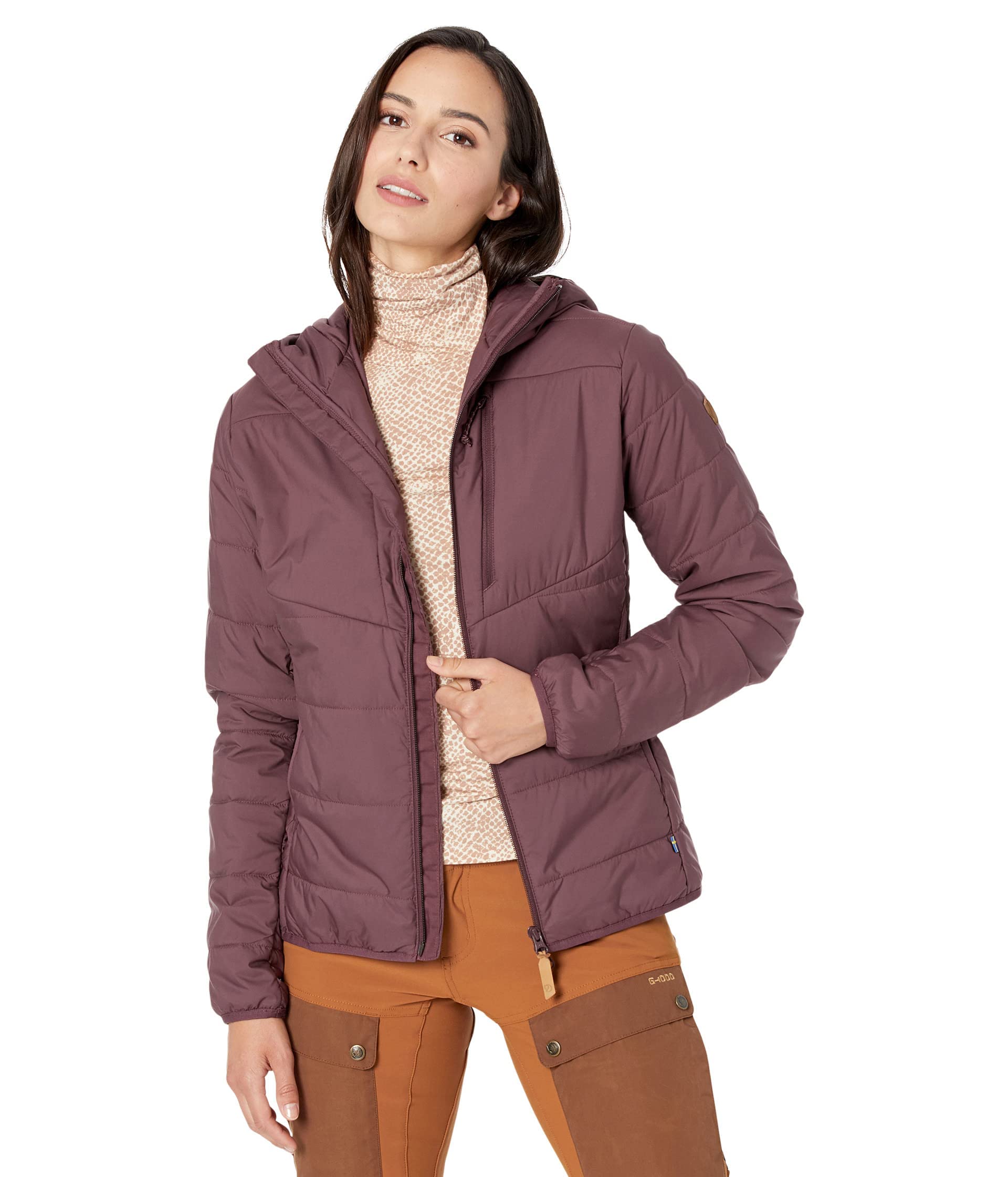 Fjällräven Women's Keb Loft Hoodie - Lightweight Insulated Jacket for Hiking & Outdoor Adventures - Perfect for Camping, Backpacking & Cold Weather Activities