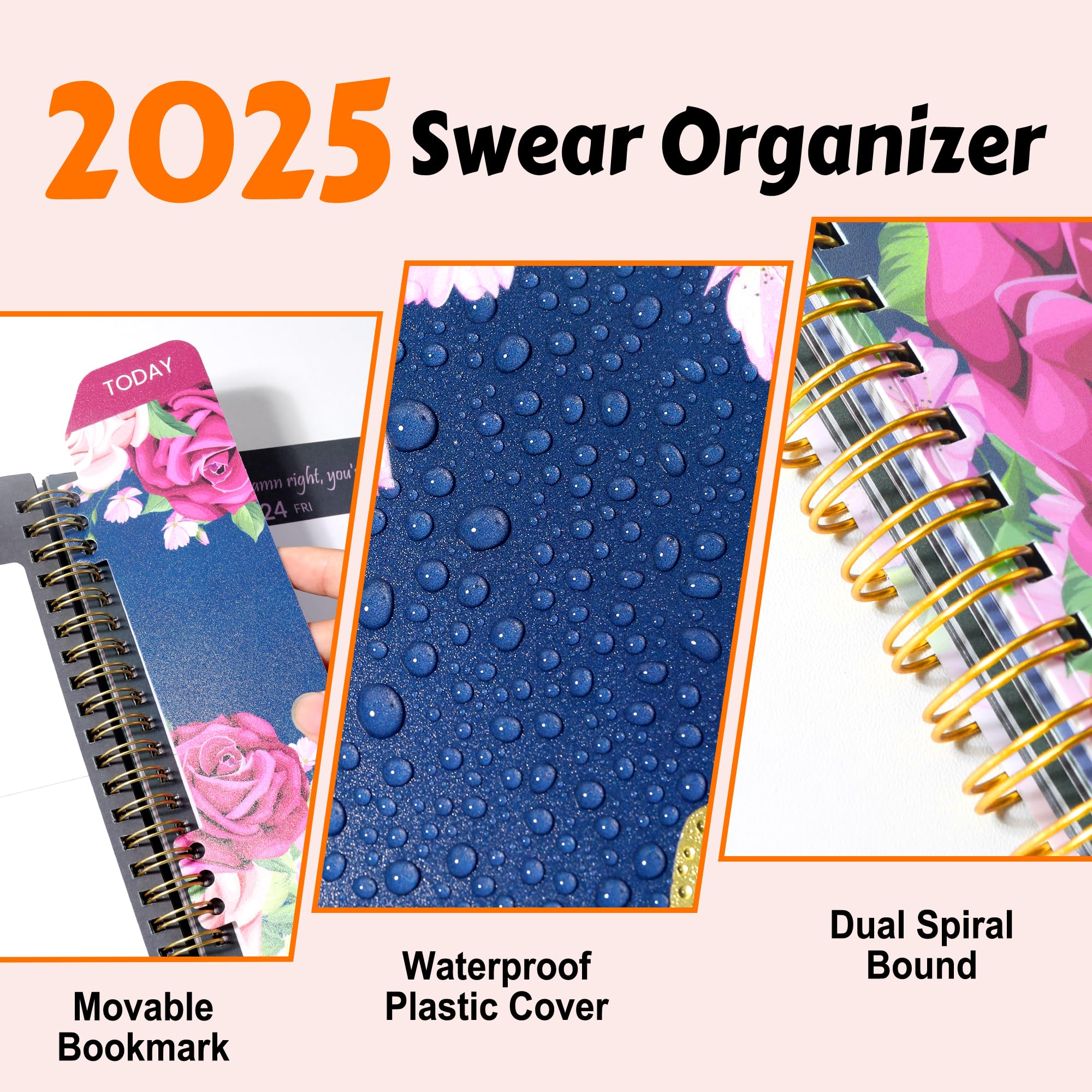 2025 Fuck It Planner - 12-Month Weekly Organizer for Stressed Women (8.5x11